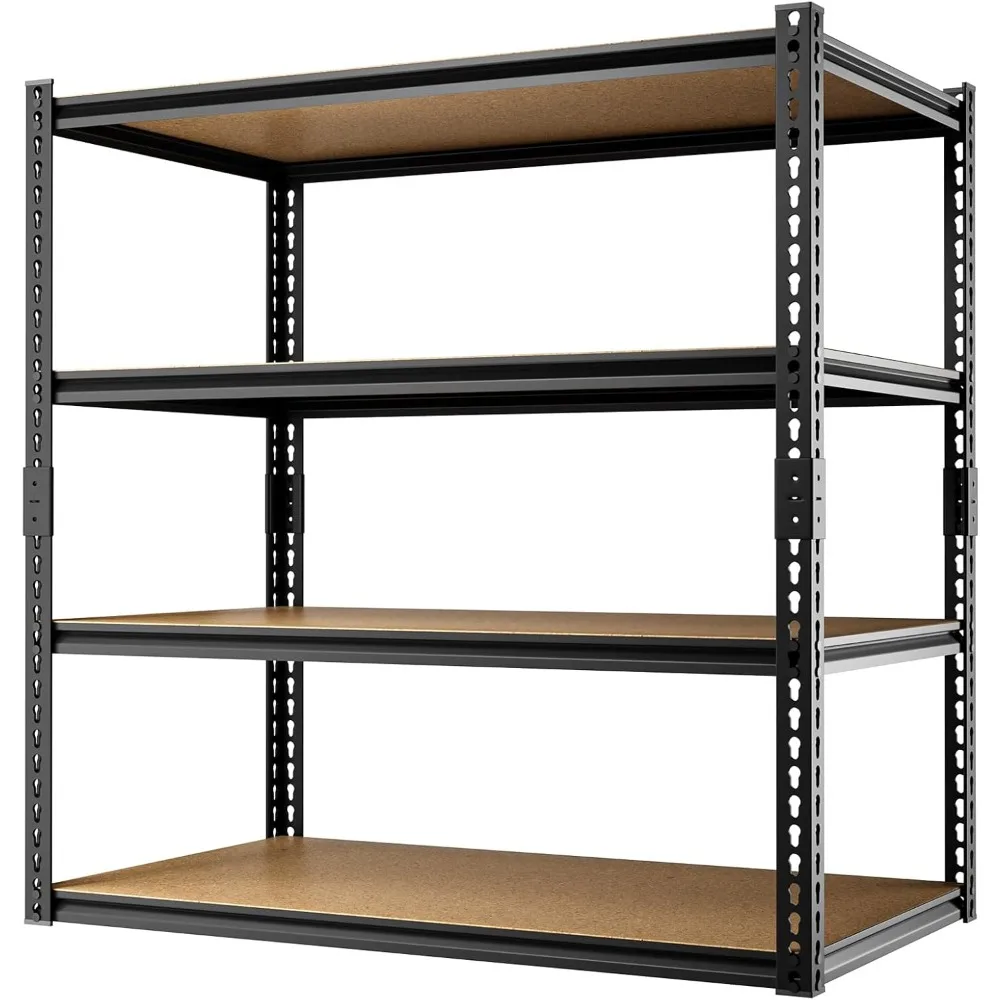 

Garage Shelving Storage Rack Metal Storage Shelves Units Basement Utility Shelf Adjustable Pantry Shelving