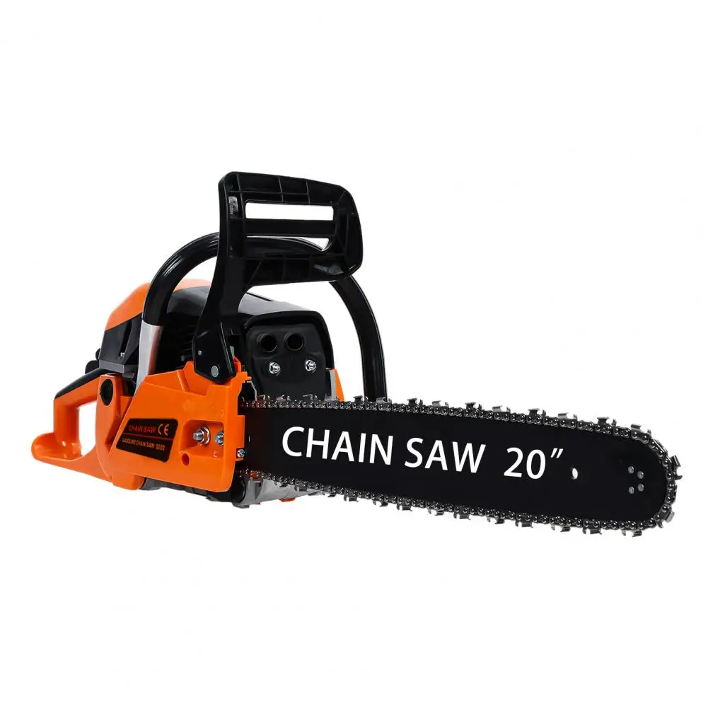 20 Inch 58CC 2-Stroke Gas Powered Chainsaw Handheld Cordless Gas Chainsaw High Power Logging Saw for Wood Cutting Tree Trimming
