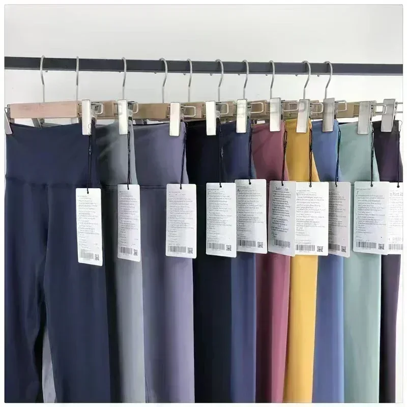 Лимонные женские спортивные штаны для йоги с высокой талией для фитнеса, эластичные брюки с контролем живота, устойчивые к приседаниям, спортивные штаны, бесшовные леггинсы для спортзала