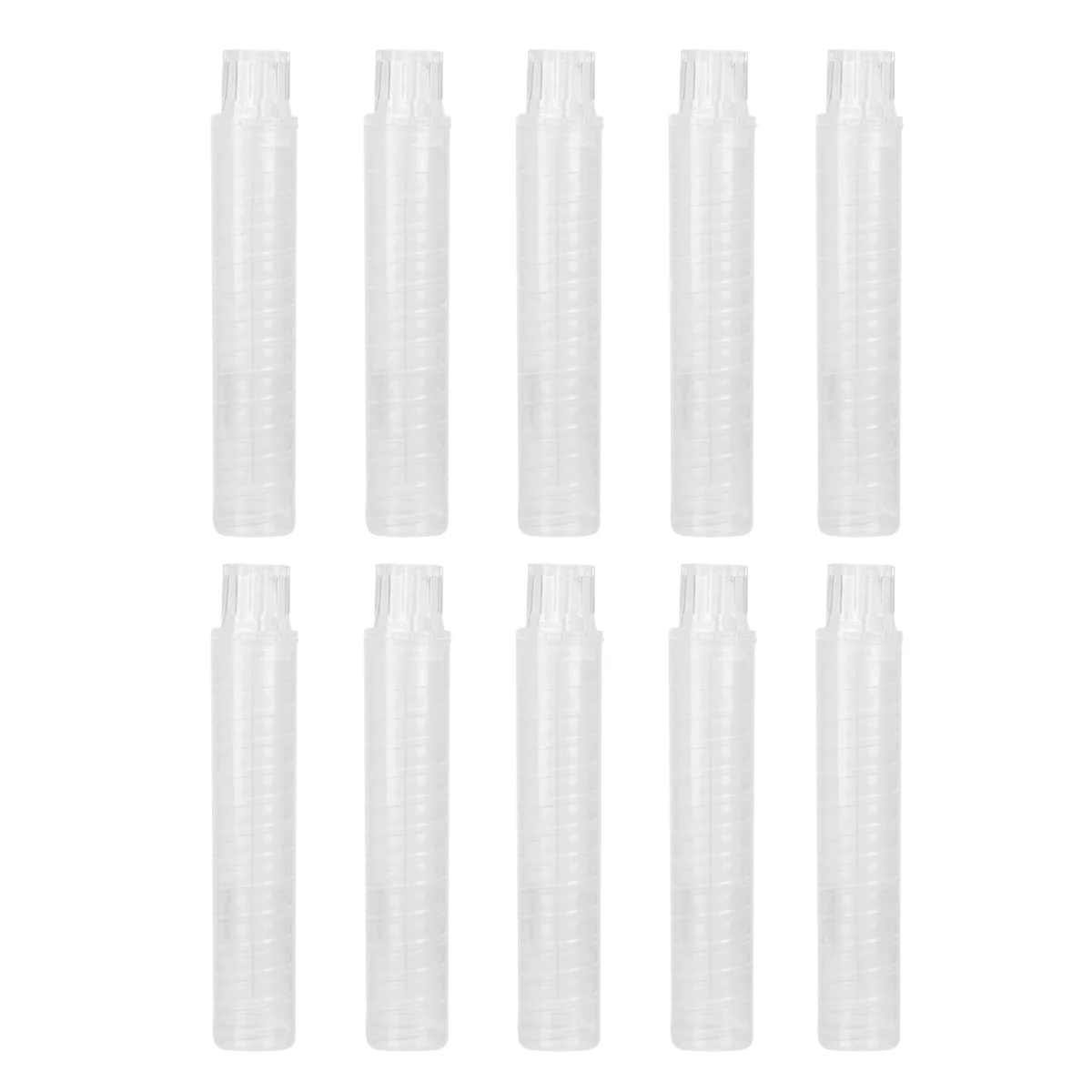 10 قطع من غطاء الطباشير البلاستيكي، حامل شفاف يمنع الكسر، أداة كتابة آمنة للبالغين، مشبك الطباشير البلاستيكي #5