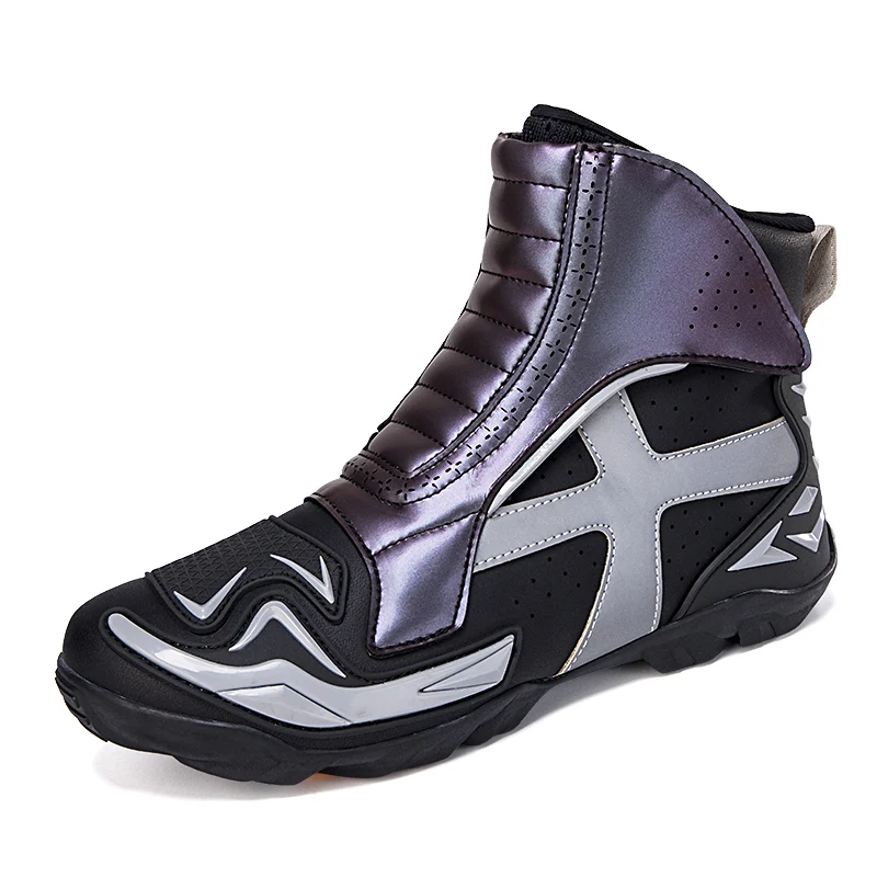 Anti-slip Motocross Shoes Shift Anti-skid Pads Motorcycle Shoes Rubber Sole Motorcycle Boots Protection Motorcycle Accessories