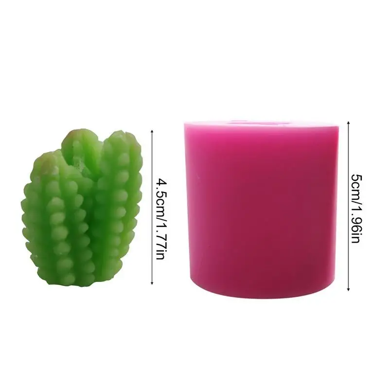 Creative Cactus Mold Meaty Plant Cactus Shaped Silicone Mould Candle Gypsum Silicone Mold