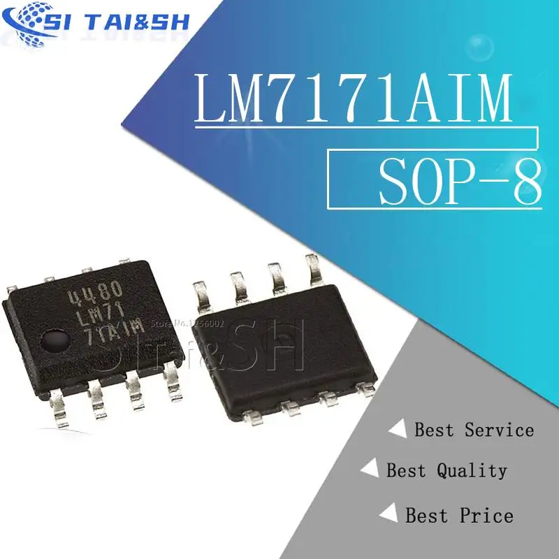 

Хорошее качество, 5 шт. LM7171AIM LM7171BIM LM7171, пластиковый защитный чехол черный Si Tai&SH