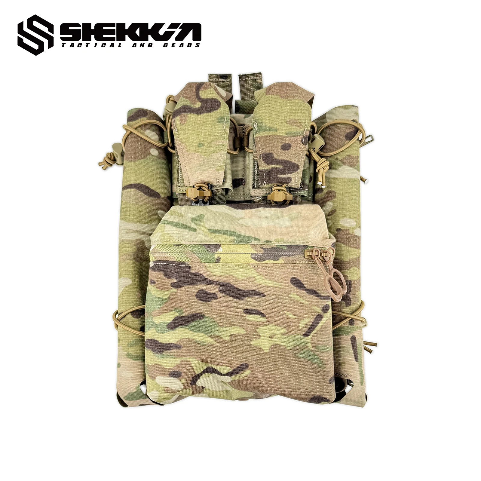Shekkin Gears FOG Assault Backboard Tactical Backpack Customizable Charge FOG Internet Celebrity Favorite Back Panel
