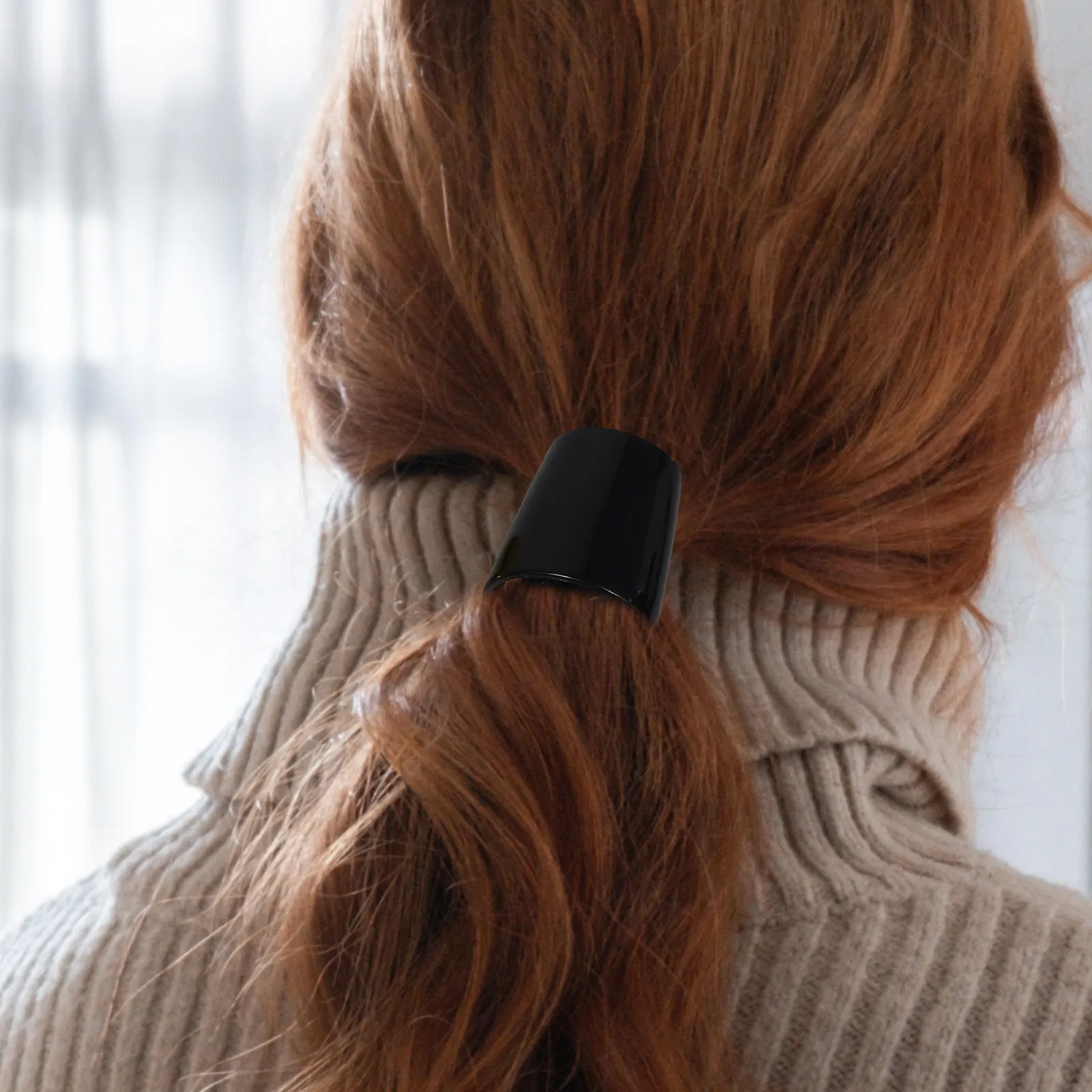 

Набор из 4 разноцветных резинок-кольцев для волос для женщин: эластичные держатели для причесок и укладки, подходят для густых и тонких волос