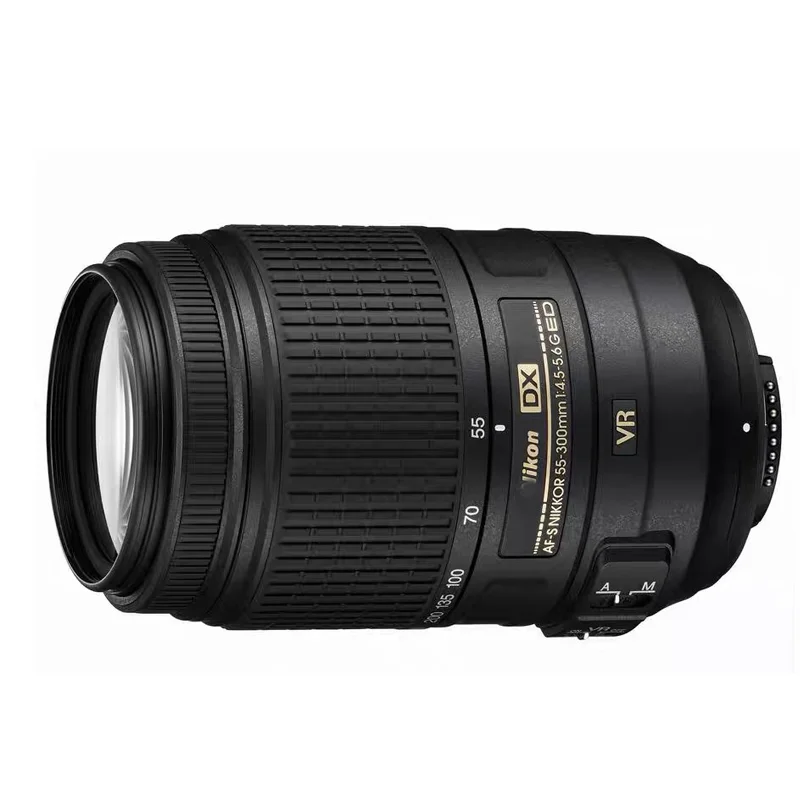 98% New Original AF-S 55-300mm F4.5-5.6G ED VR Lens For Nikon D3300 D5300 D3400 D7500 SLR 55 300mm Autofocus Telephoto Zoom Lens