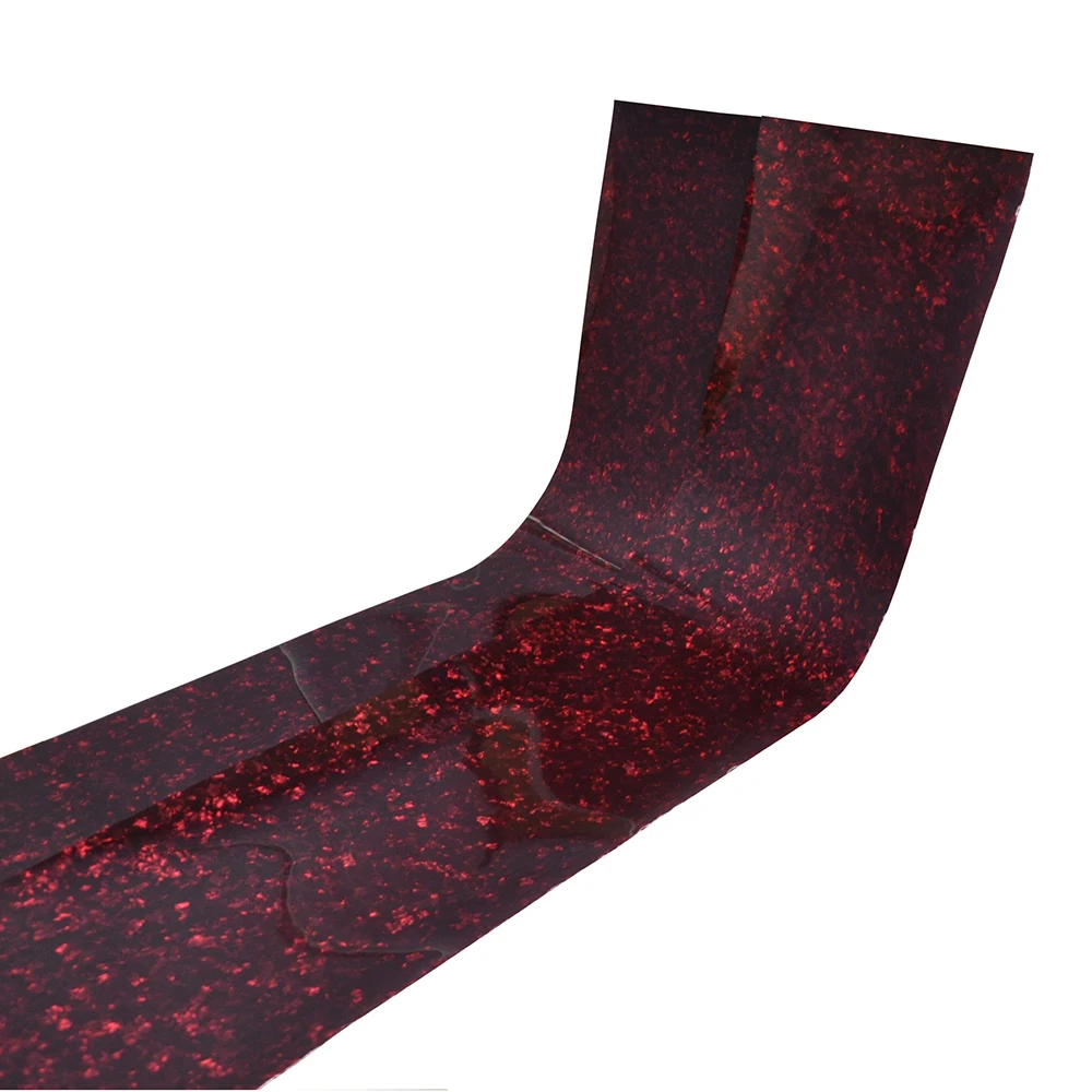 2Pcs 0.46mm Drum Wrap Musical Instrument Deco Sheet 10x60'' and 16x60'' Pearl Red