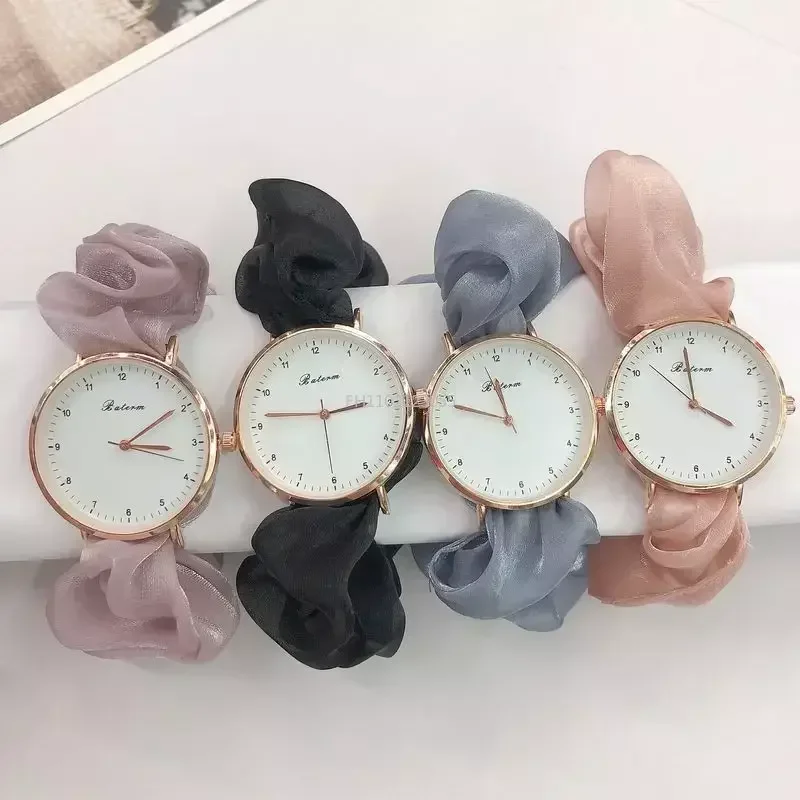 Fashion Creative Ribbon Watch for Women Elegant Personality Female Quartz Wristwatches Часы Женские Relojes Para Mujer