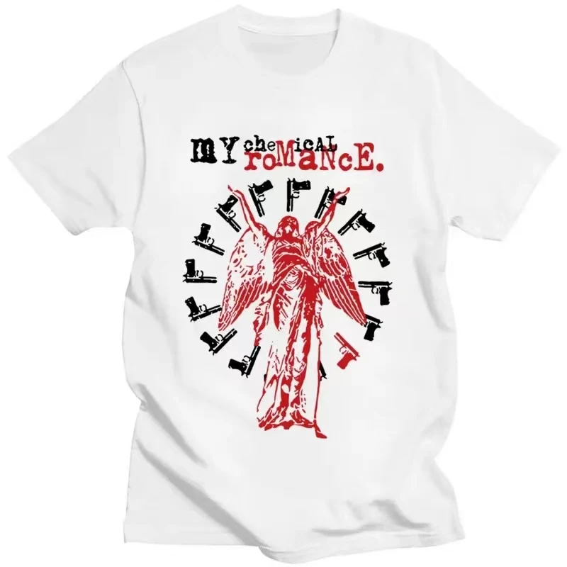 Rock Band My Chemical Romance Graphic T Shirts The Black Parade Men\'s Vintage Punk Hip Hop Short Sleeve Tee Shirt Oversized01336