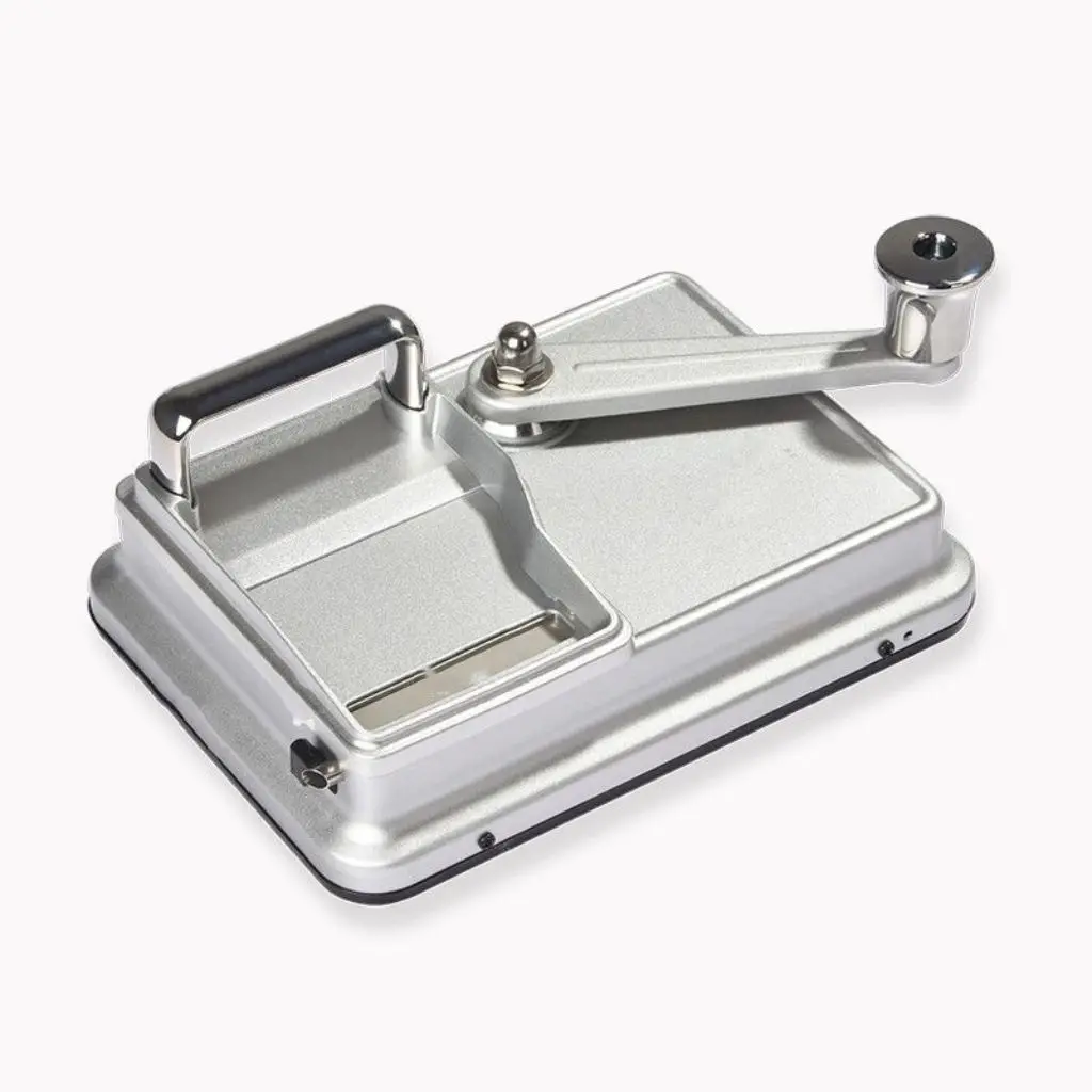 6.5m8.0m manual cigarette lighter, automatic hand cranked metal cigarette rolling machine, double track