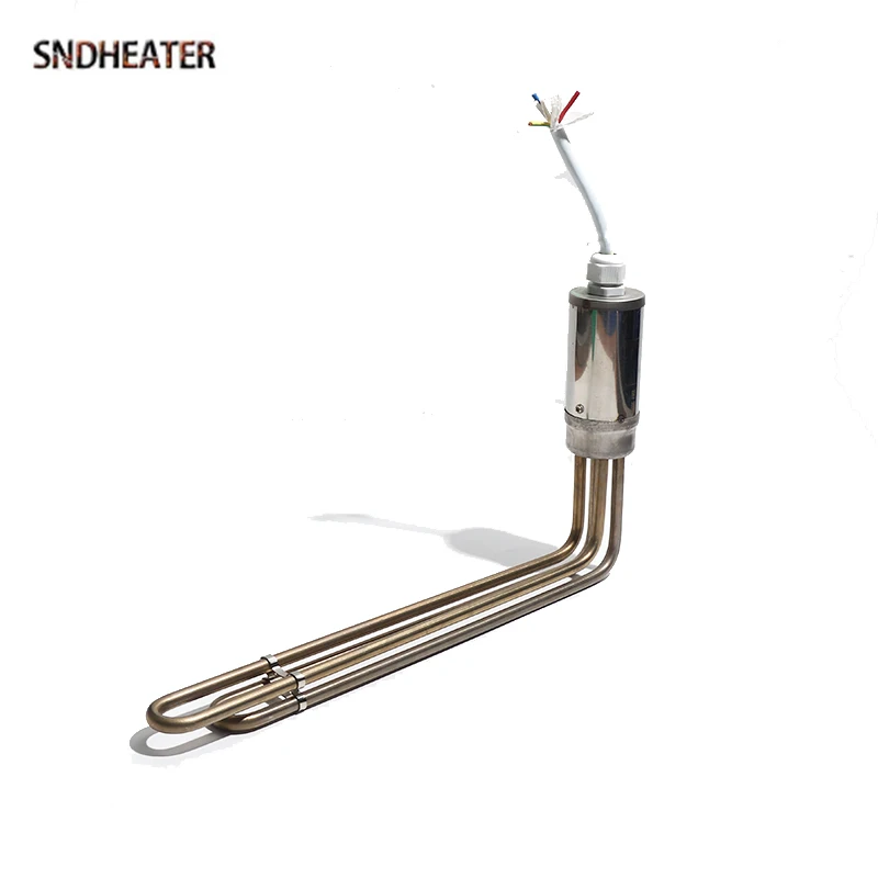 

SNDHEATER AC 220 В электрический водонагреватель с нижней вставкой, диаметр 47 мм, солнечный нагревательный элемент 33 см, 3000 Вт, 2 трубчатые изгибные трубки