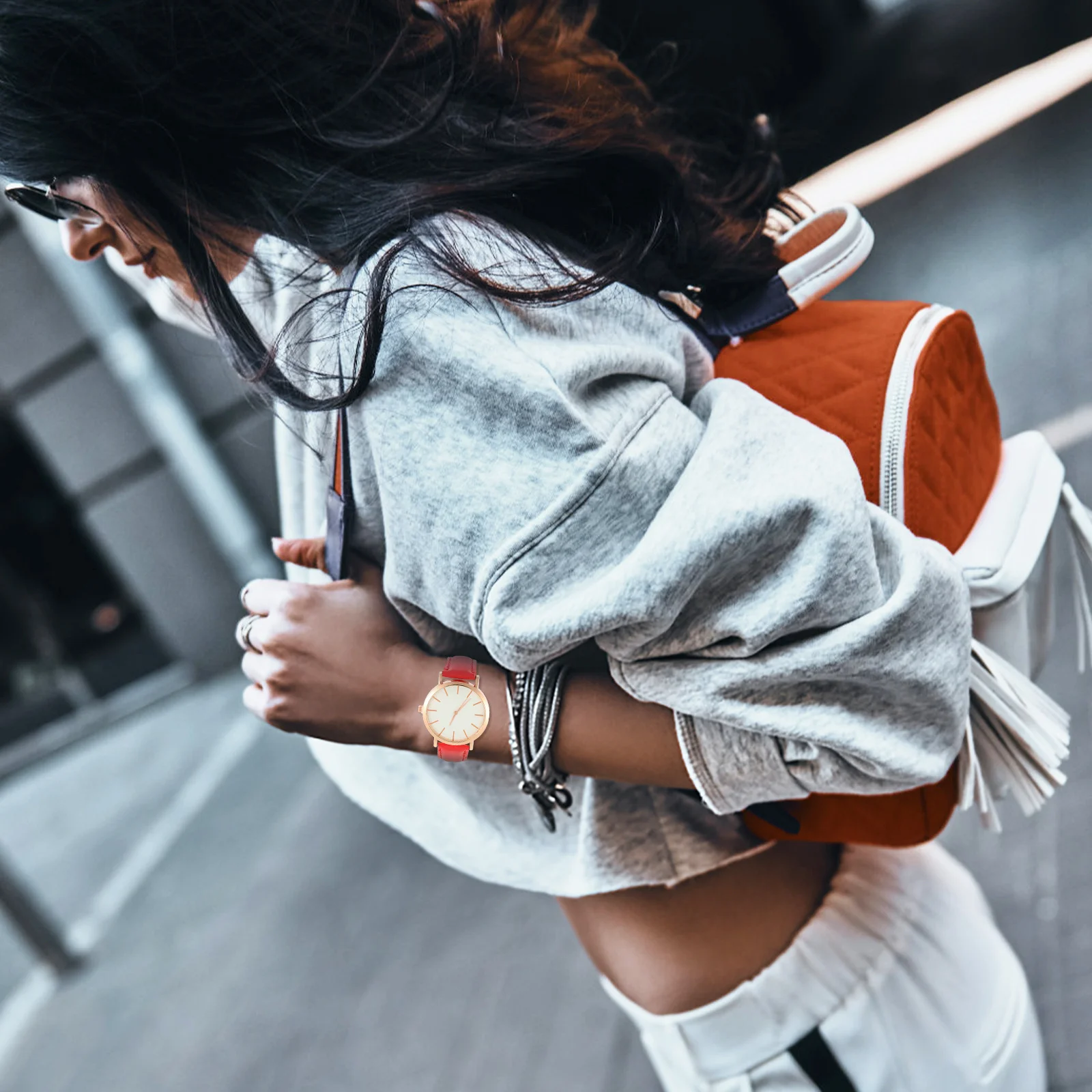 

Quartz Women Watch Comfortable Strap Accurate Timekeeping Elegant Wristwatch For Daily Wear Gift Watches For Women