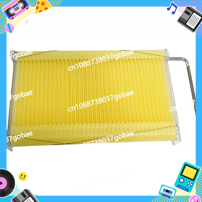 Flows Hive Beehive,Bee House,Automatic Self-Flowing Honey, 7 Bee Hive Frames Set, Apiculture Equipment Beekeeping Tool