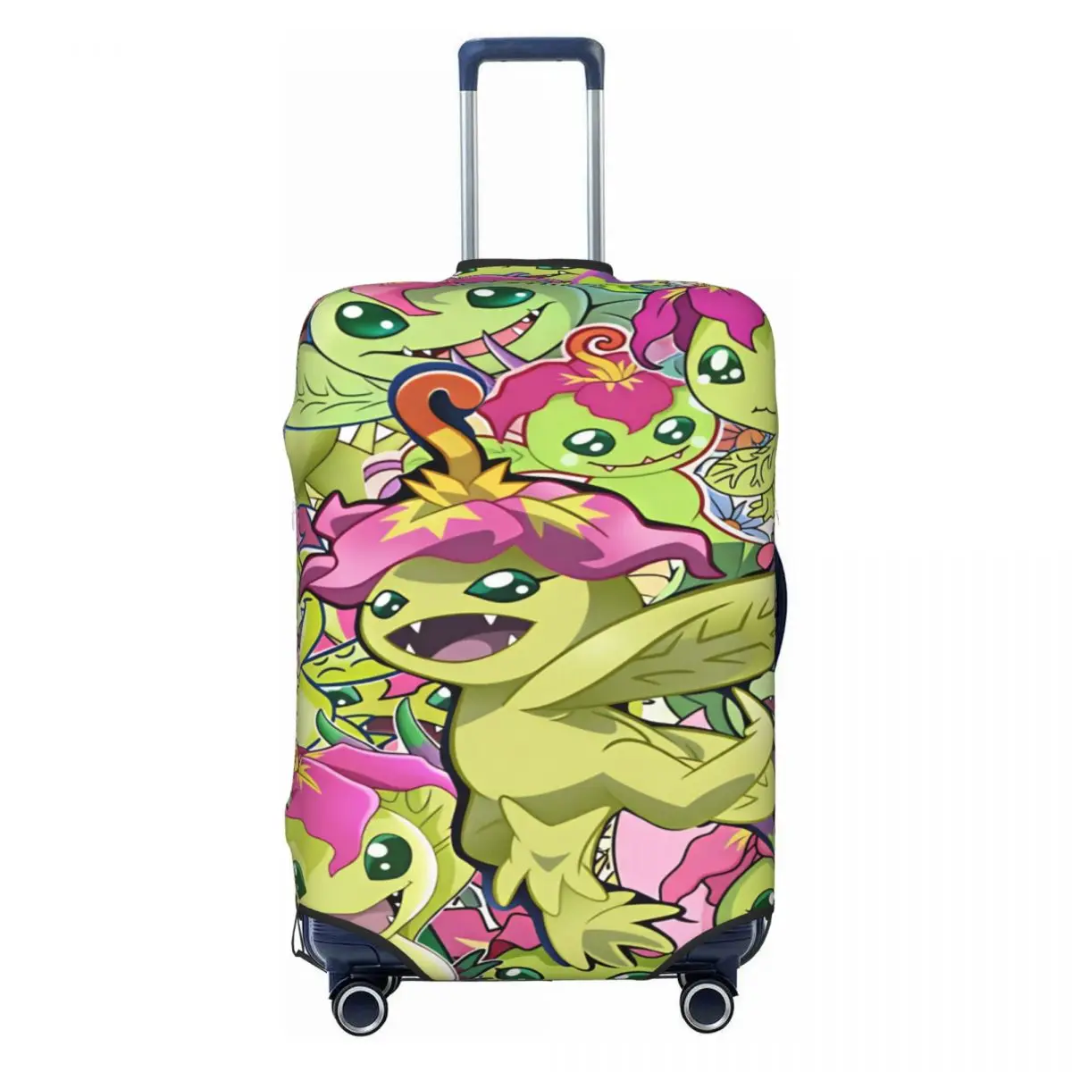 Digimon Suitcase Cover Flight Travel Fun Luggage Supplies Protector