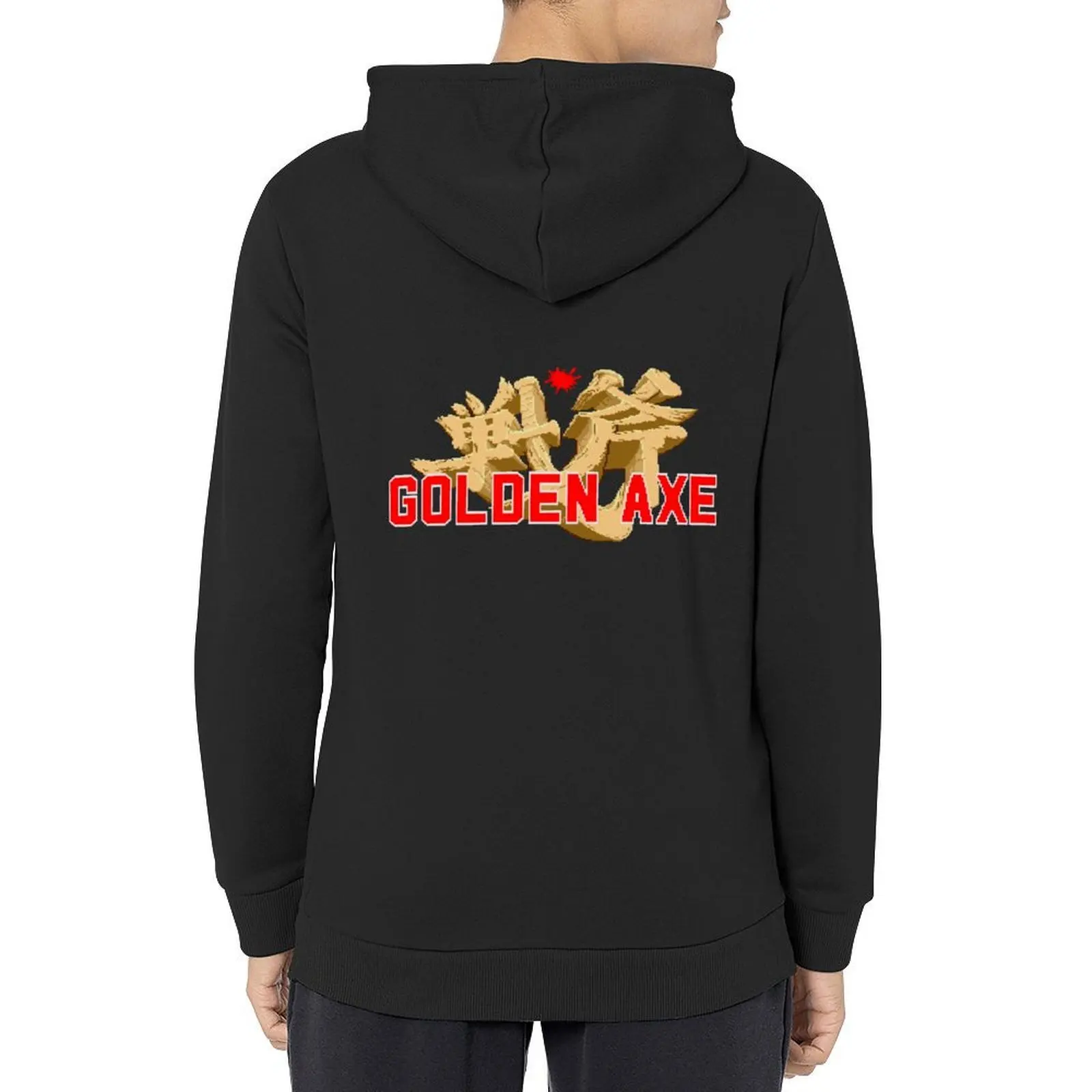 

GOLDEN AXE ARCADE TITLE SCREEN Hoodie korean style clothes men clothing hooded shirt blouse new hooded tee