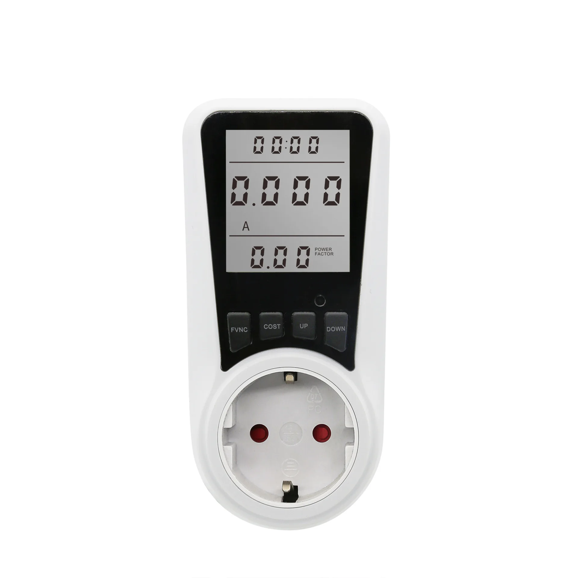 Wattmeter Digital 220v ac Medidor de Energia Elétrica Consumo de Energia Medidor de Energia Plugue da ue Quilowatt Potência Medidor de Eletricidade