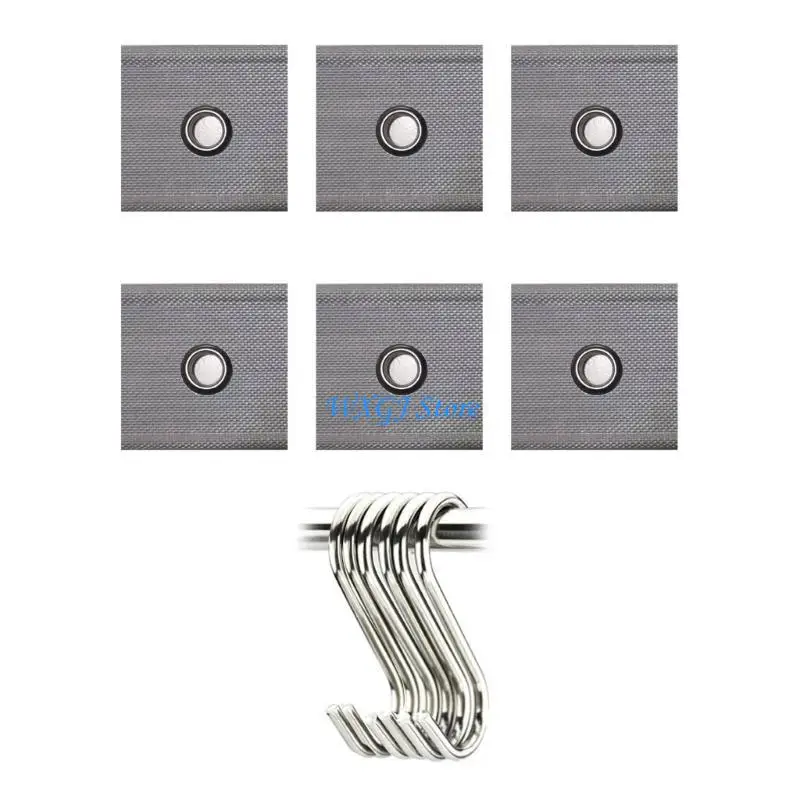 

37JE Awning Piping Eyelets for Piping 5/6mm 7/8mm Piping Tape Awning Hooks for Camping Caravans Motorhome