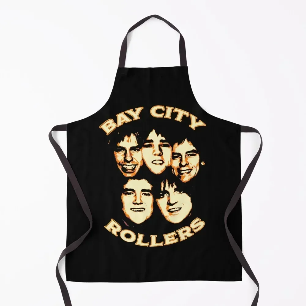 

Bay City Rollers Too Apron Household Items kitchen woman Home and kitchen products Costume Waiter Apron