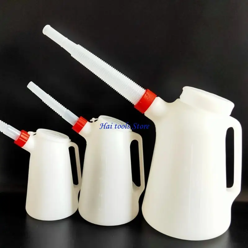 X37E Oil Pot Container Translucent Oil Pot Dispenser Suitable for All Types of Fluids