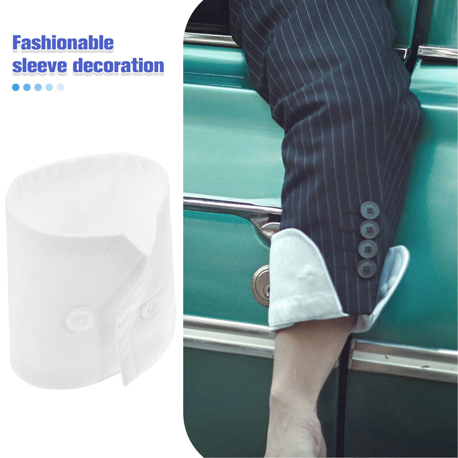 1 زوج الدانتيل المعصم الكفة للنساء انفصال الأكمام كاذبة الزخرفية اليد كم الذراع اكسسوارات كشكش الكفة هالوين الزفاف #4