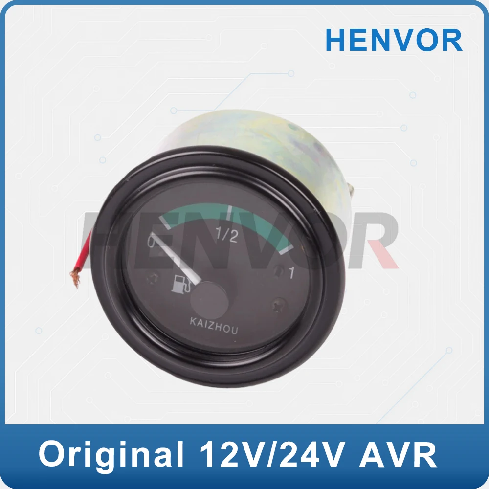 

12 В 24 В измеритель уровня топлива дизельного двигателя с подсветкой для деталей генератора