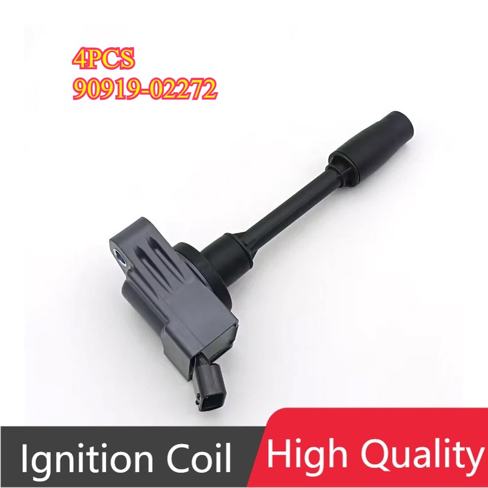 

4Pcs 90919-02272 9091902272 UF811 UF-811 Ignition Coil For TOYOTA PRIUS 2015- C-HR 2016- COROLLA 2018- 1.8 Hybrid 2ZR-FXE