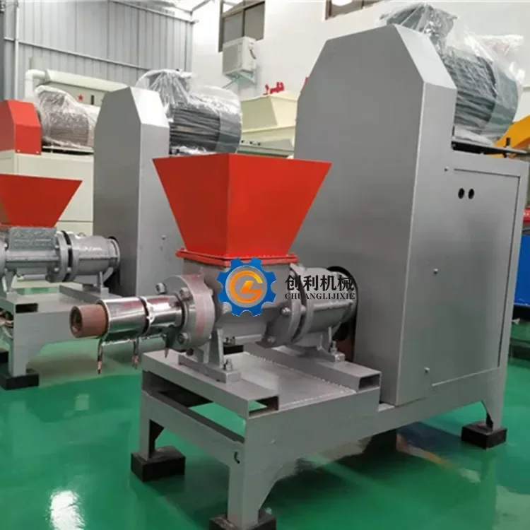 China professional briquetting extruder manufacturer corn cob charcoal briquette making machine