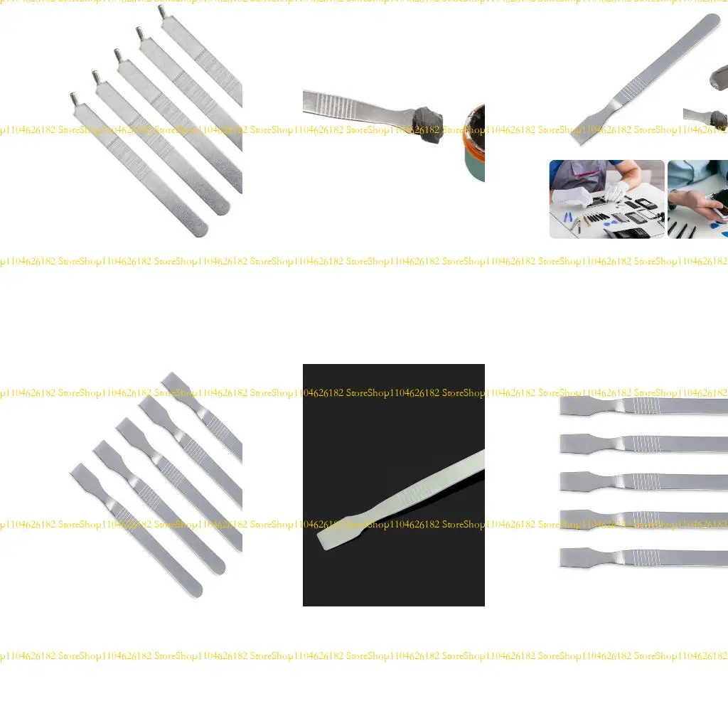 Q2Q4 5Pieces Stainless Steel Scraper Antislip Handle Disassembly Tool