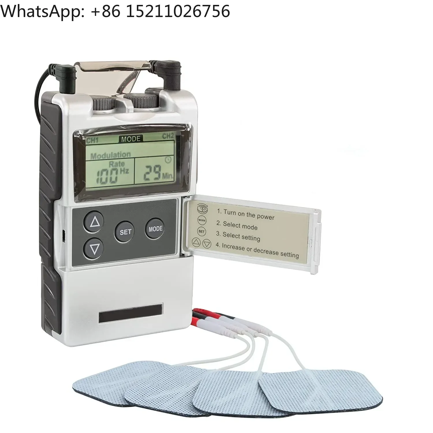 Tens Unit 7000 Digital Tens Ems Muscle Stimulator Physical Therapy Equipments Machine For Back Pain Relief