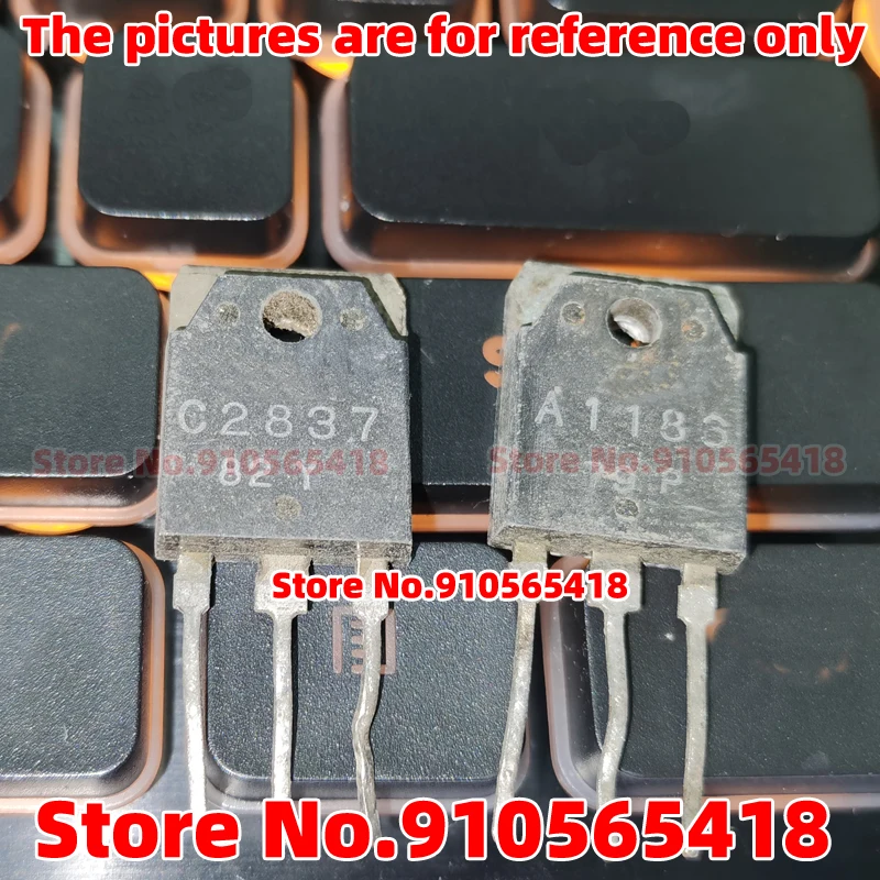 Original 20PCS (10PCS A1186 +10PCS C2837 ) 2SA1186 2SC2837 TO-3P Disassembling machine power amplifier tube