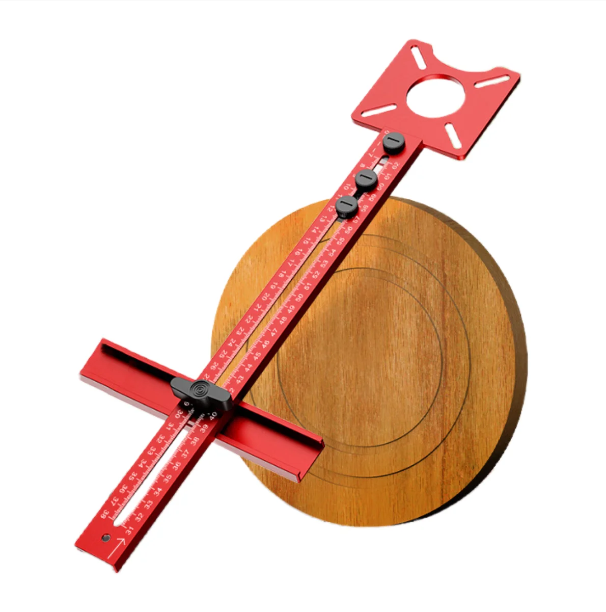 

Adjustable Router Circle Cutting Jig For Woodworking Adjustable Circle Router Tool Trimming Machine Milling Groove Bracket Base