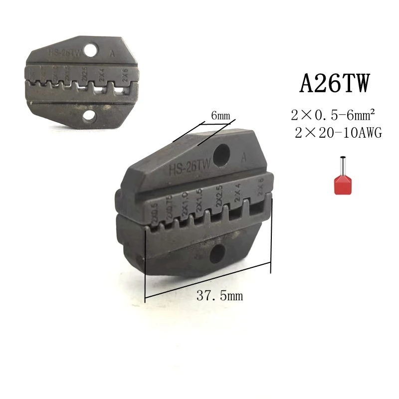 Die Sets For FSE/HS-A03BC/A06WF2C/A07FL/A26TW/PP-T/A2546B Crimping Plier Machine Modules Jaws Plug Spring Crimping Cap Terminals