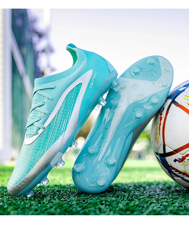 Neue Herren-Fußballschuhe Sport Erwachsene Lange Stollen Fußballschuhe Training Outdoor-Stollenschuhe Atmungsaktiv Rutschfest Jungen Match Bequeme Schuhe – Detail 2