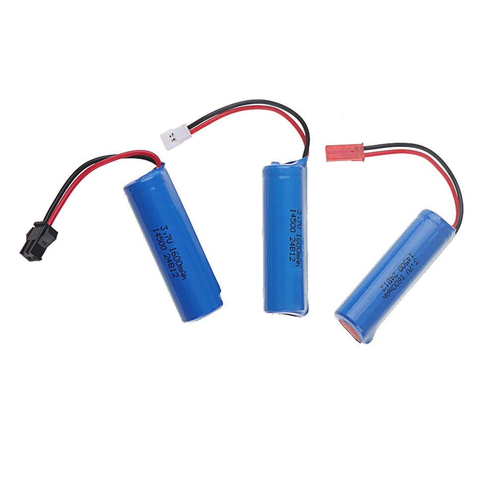 For C2 D828 3.7V 1600mah 14500 Li-ion Battery For RC Toys Stunt Dump Car Boat Tank Gun Truck Motorcycles Battery Toy Accessories