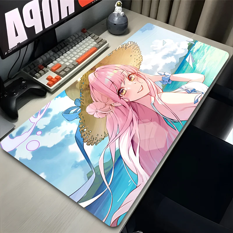 Mouse Pads Computer Accessories Blue Archive Misono Mika Cute Mousepad Designed specifically Anime Mouse Mat Gaming Keyboard Mat