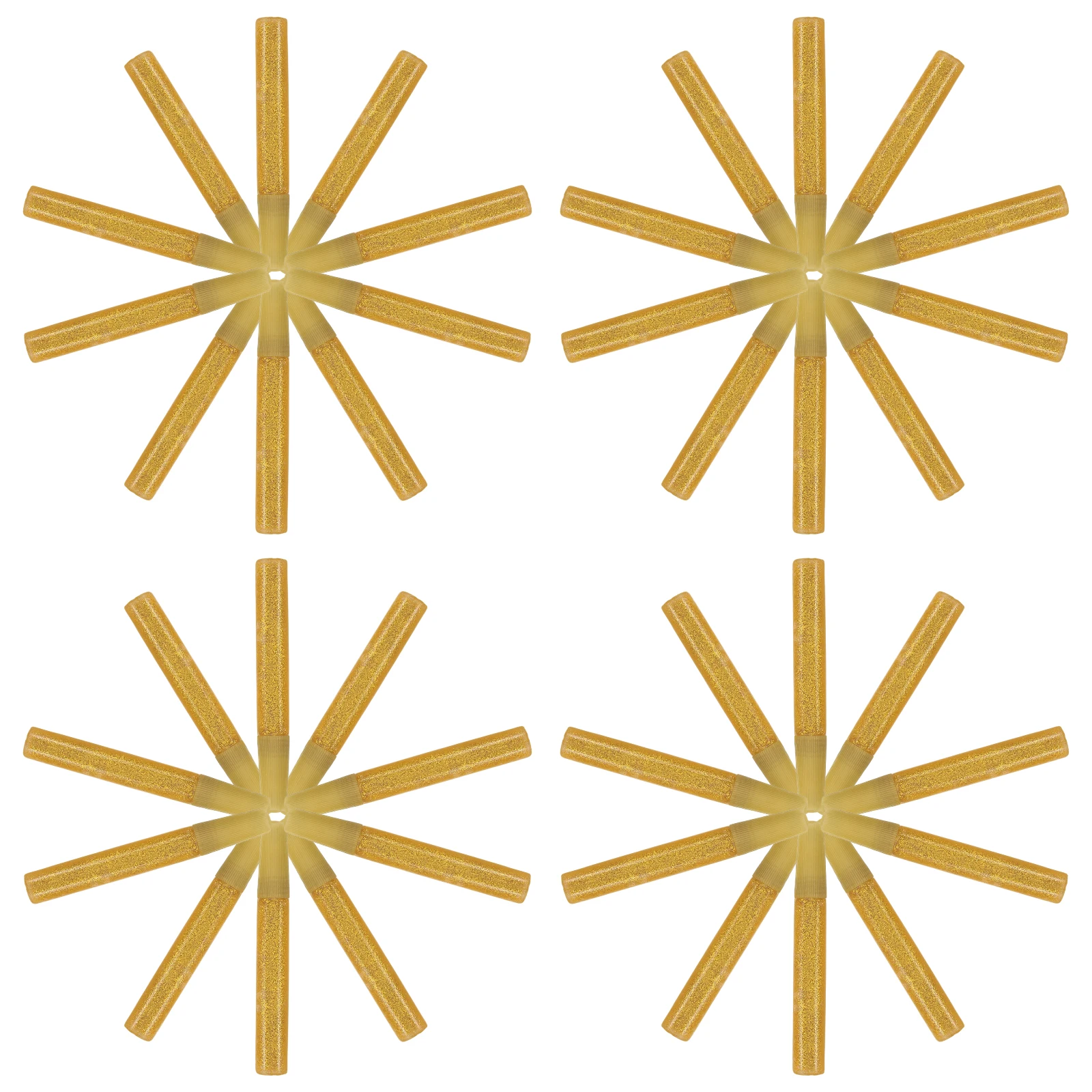 

50pcs Gold Glitter Glue Pens Kids Art Craft Coloring Scrapbooking Cards Making Smooth Application Multipurpose Design