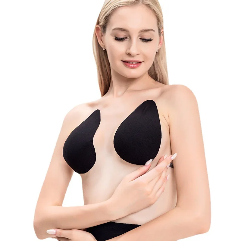Thin Anti-Peep Nipple Covers Invisible Lift Up Adhesive Breast Tape for Large Bust Anti-Sagging No Show image 2