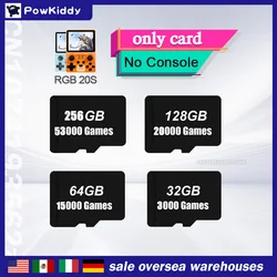 256G PowKiddy RGB20S Handheld Game Machine TF Card   Expansion Card 256G 128G 64G 32G 53000 Games Classic Game Simulator