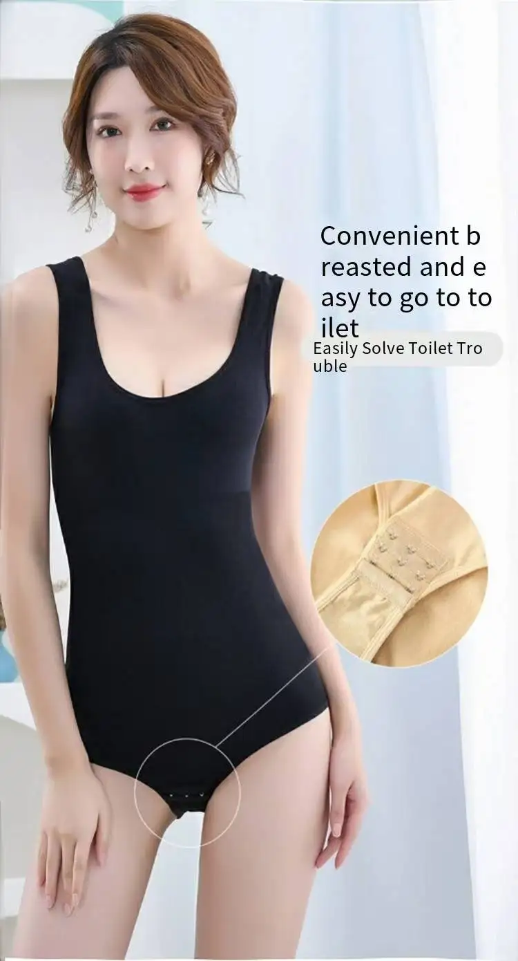 All-Day Comfort Shaping Bodysuits: Light Compression, Open Crotch Design, Perfect Shapewear for Every Day