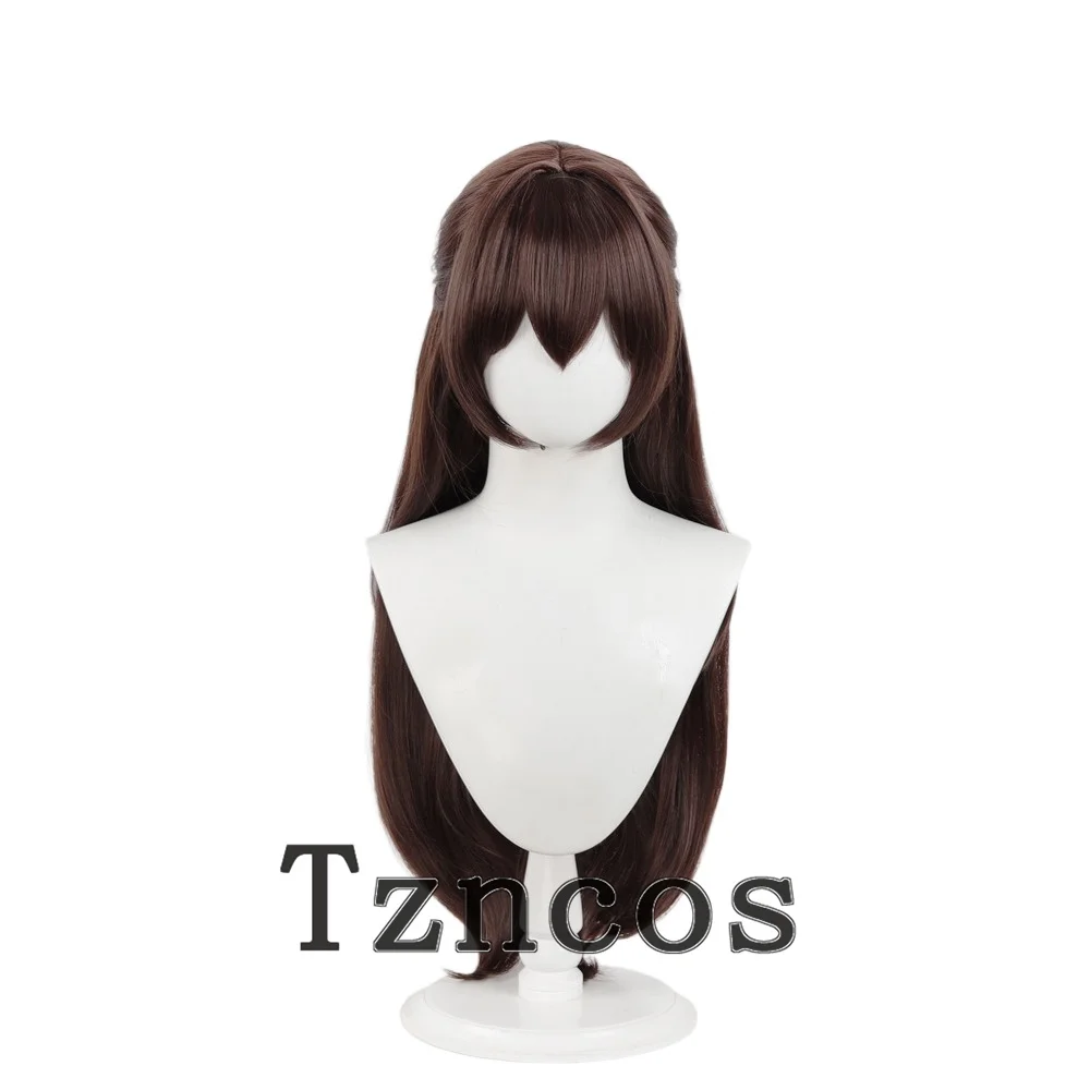 

Tzncos Long Dark Brown Cosplay Wig Halloween Costumes Womens Wigs