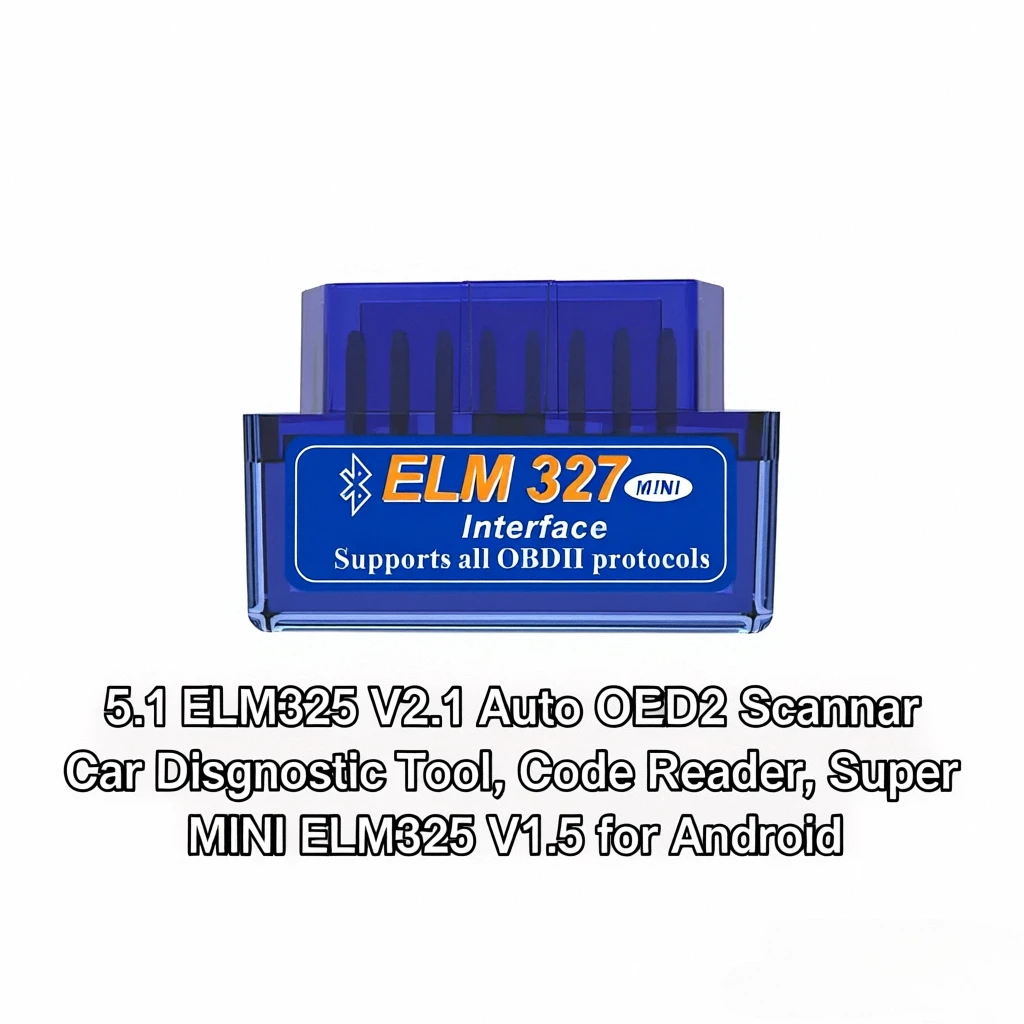 

5.1 ELM327 V2.1 Автоматический сканер OBD2, автомобильный диагностический инструмент, считыватель кодов, Super MINI ELM327 V1.5 для Android