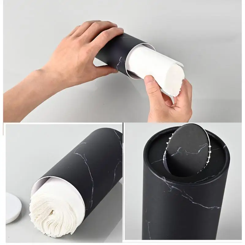 Car Tissues Cylinder Auto Facial Tissue Holder Vehicle Cylinder Tissue Holder 6 Canisters/300 Tissues Travel Tissues Box Car Cup