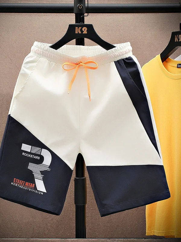 

Мужские шорты из ледяного шелка: летние, тонкие, быстросохнущие, пляжные, свободные, повседневные, спортивные, длиной до колена, модные, городские, S-размер