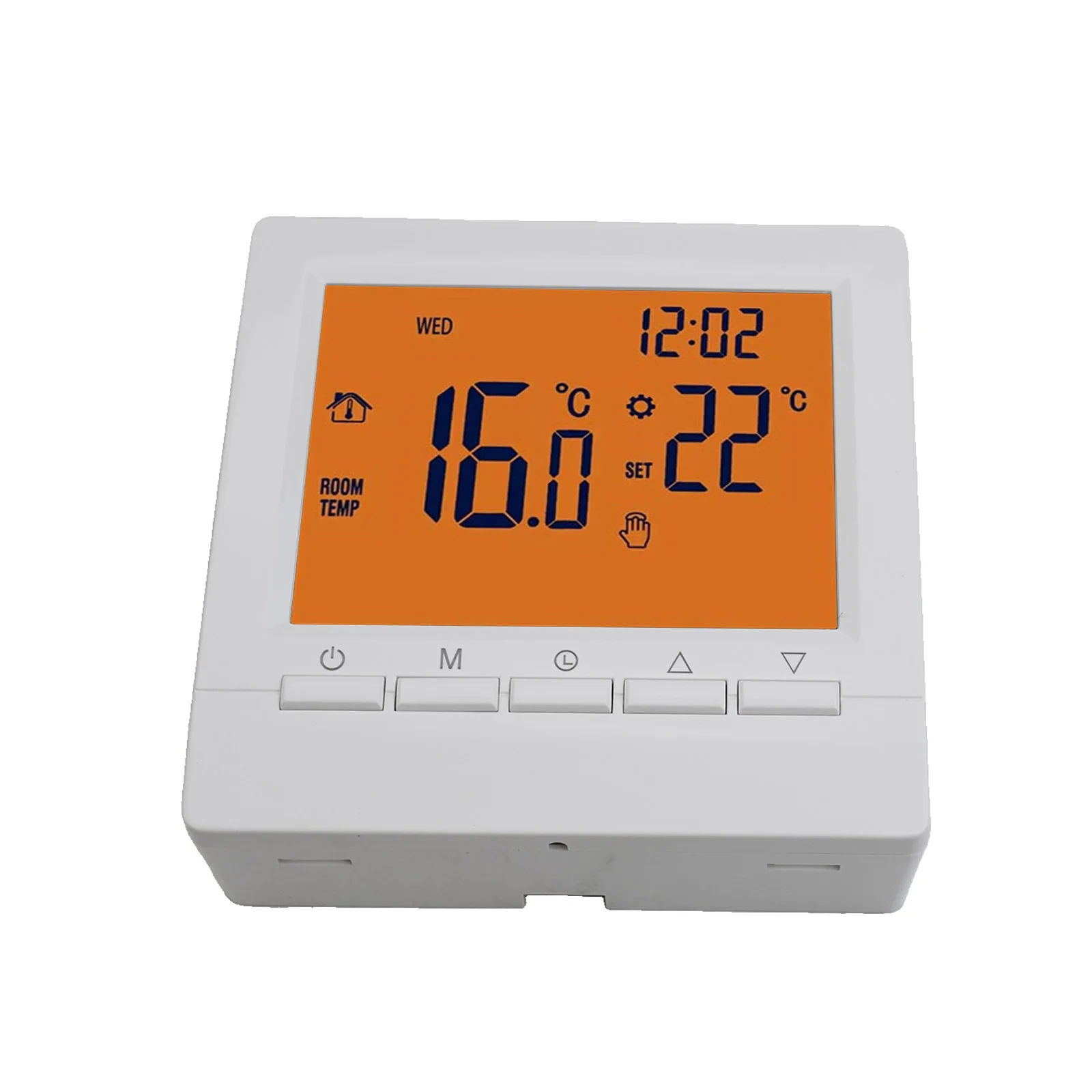 LCD Screen Battery Powered Thermostat Simple Installation Intelligent Temperature Control Consistent Room Temperature