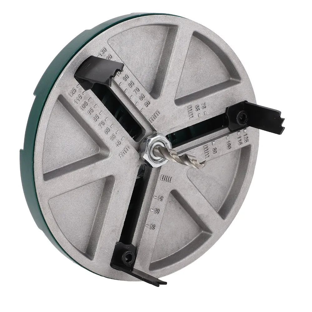 3 Blades Adjustable Hole Saw Round Hole Design Adjustable Range Adjustable Punching Saw Tool Adjustable Multifunction