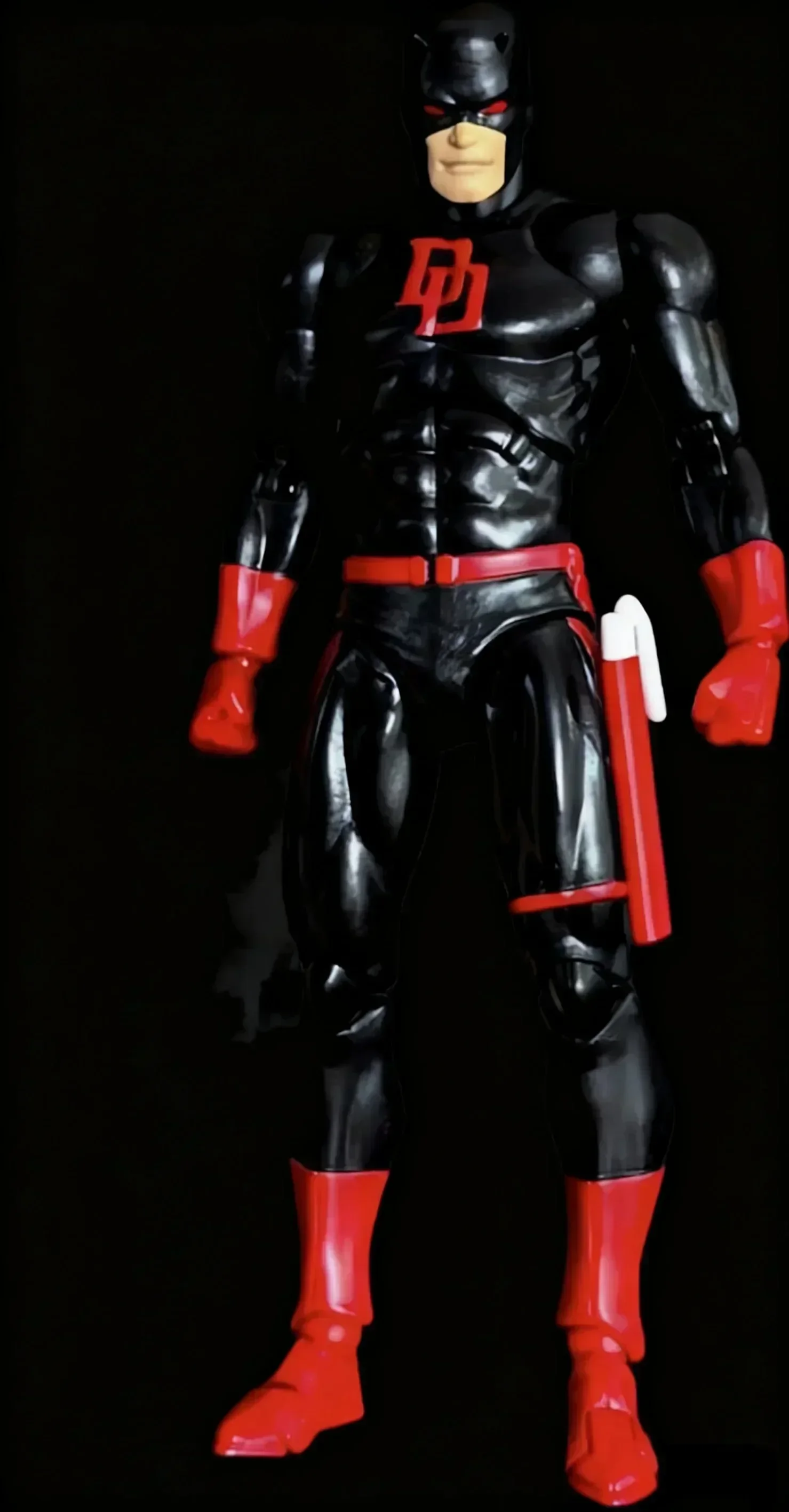 Novo ct brinquedos daredevil figura mafex 223 versão preta vermelho shf anime figura de ação estatueta estátua modelo móvel crianças brinquedos presentes