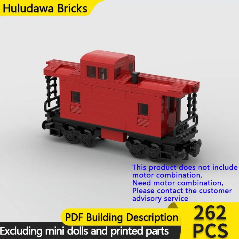 

City Car Model MOC Building Bricks Rear Carriage Of Freight Train Modular Technology Children Holiday Gifts Assemble Toys Suit