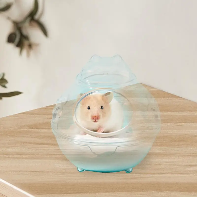 Hamster Dust Bath Hamster Bathroom Anti-Splash Dust Bath Container Dust Bath Container Washable Hamster Bathtub For Bathroom