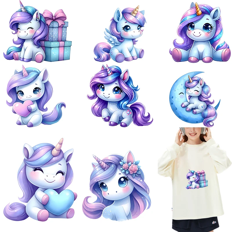 Cartoon Blue Unicor…