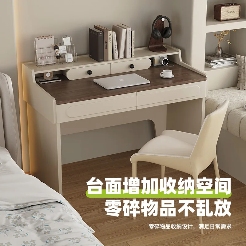 Cream Wind Desk Student Household Small 80cm Bedroom Small Unit Corner French Computer Desk Workbench Household